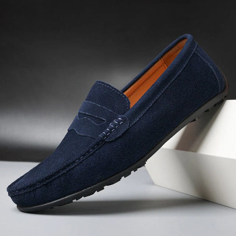 Alessandro | Mocassini Uomo Estivi - Pelle Scamosciata, Comfort-6