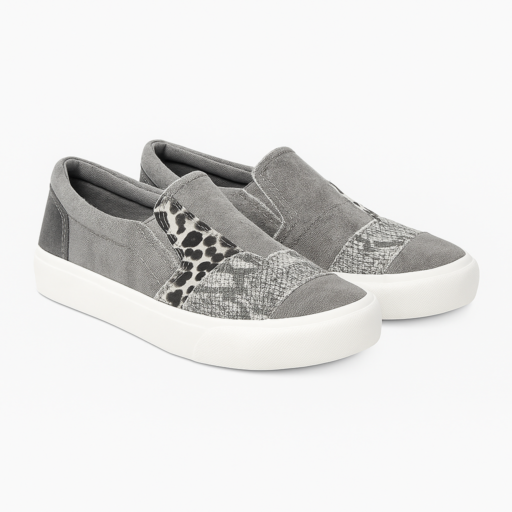 Astrid | Scarpe Donna Slip-On - Design Leopardato, Comode