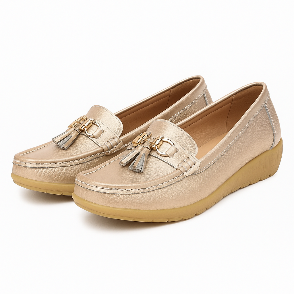 Lærke | Mocassini Donna in Pelle - Design Classico Comodo