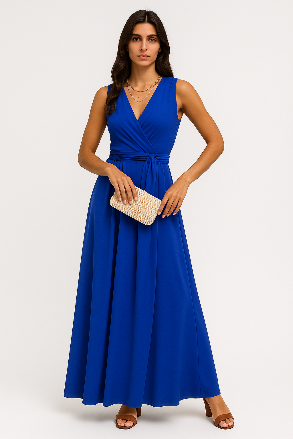 Quiana | Abito da Donna - Elegante Collo a V, Traspirante