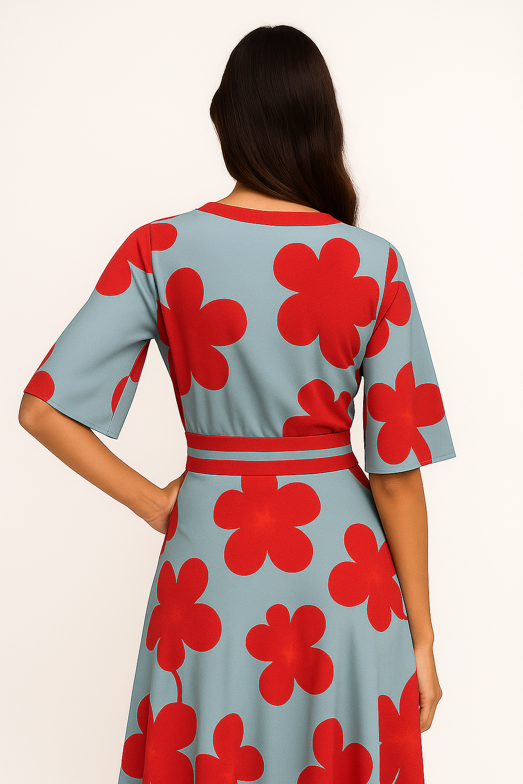 Velia - Vestito Elegante con Stampa Floreale