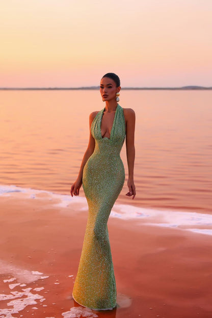 Zaira | Women's Evening Dress - Paillettes Eleganti Lungo-5
