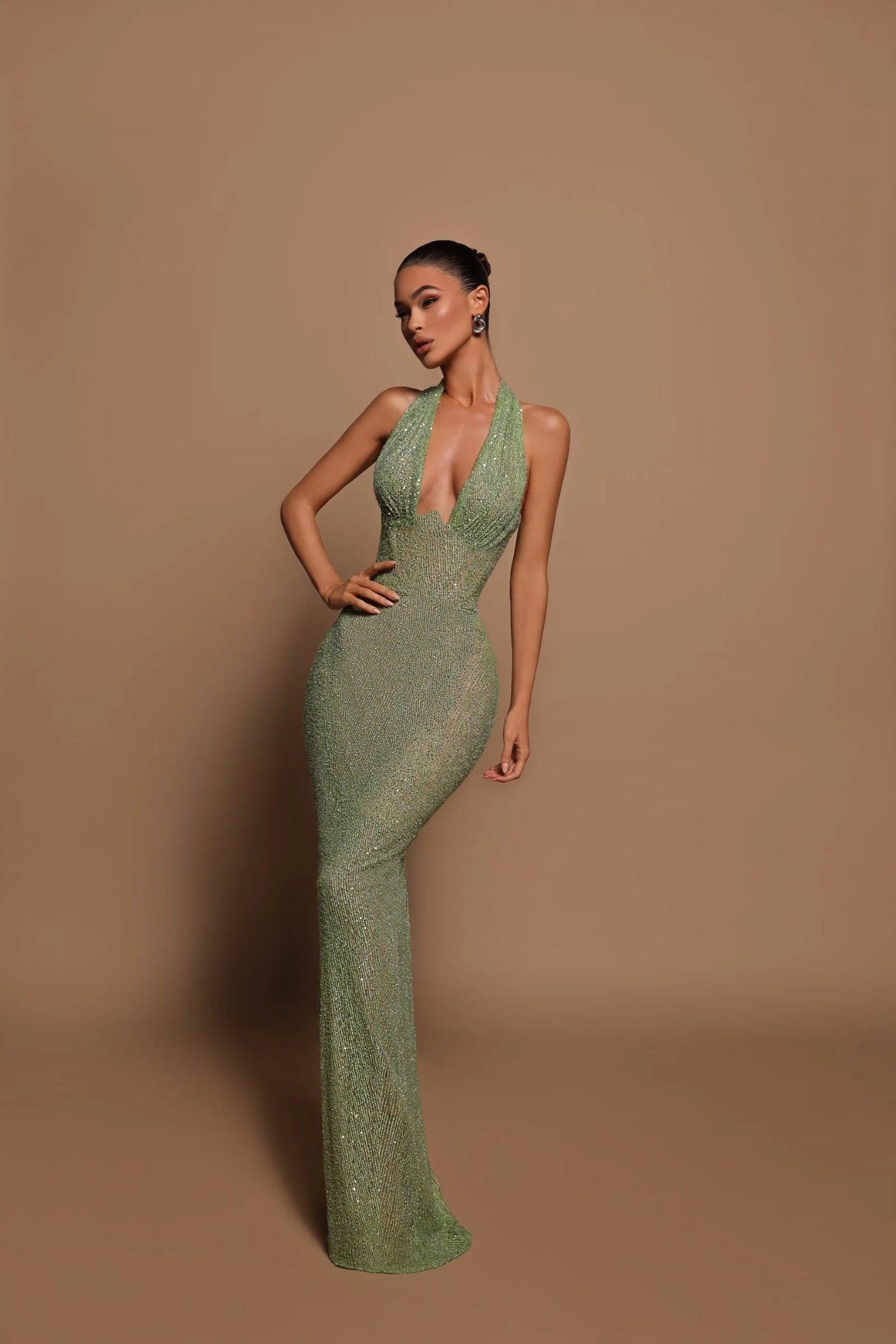 Zaira | Women's Evening Dress - Paillettes Eleganti Lungo-3