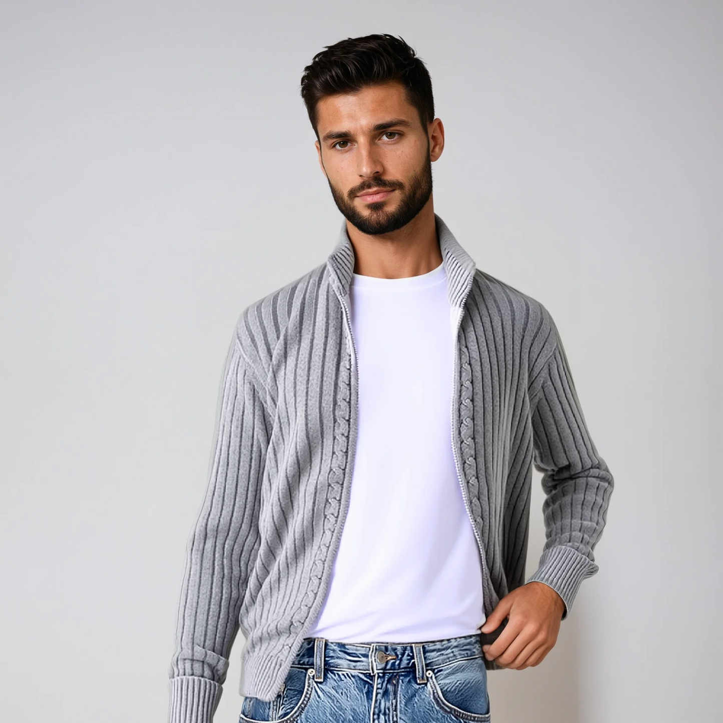 Lucas| Cardigan a motivo