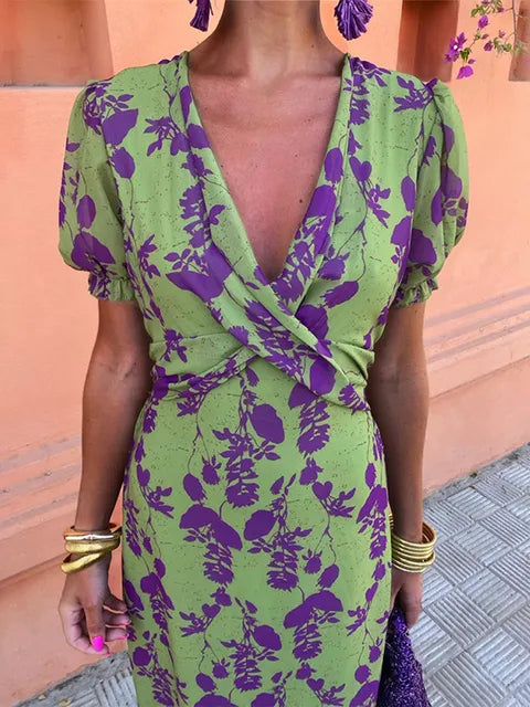 Abito Donna Estivo - Tessuto Traspirante, Elegante e Versatile, Perfetto per Ogni Occasione-2