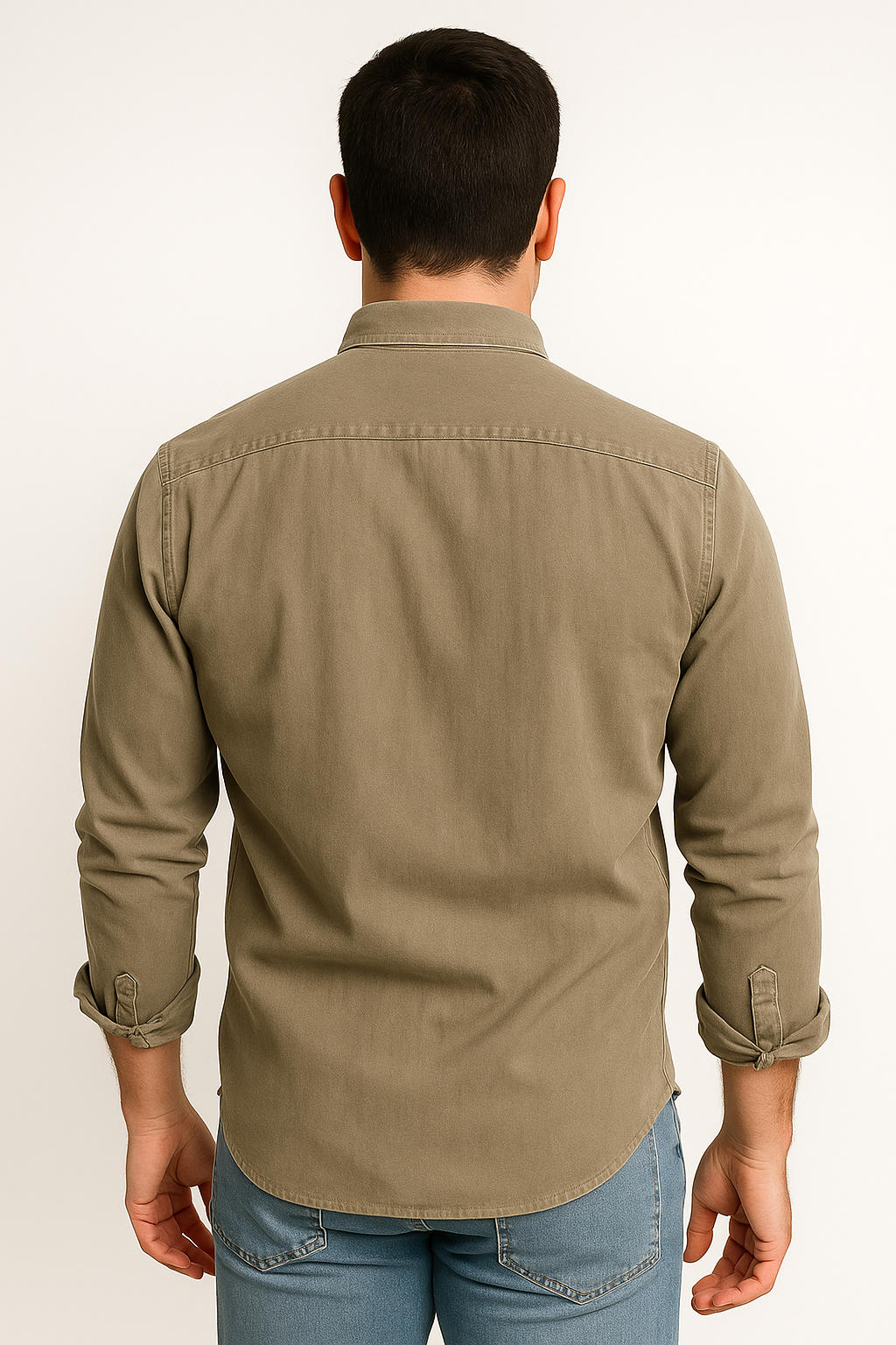 Camicia da Uomo - Maniche Lunghe, Design Classico e Versatile, Elegante