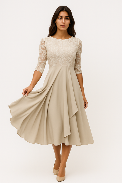 Margarete | Abito in pizzo