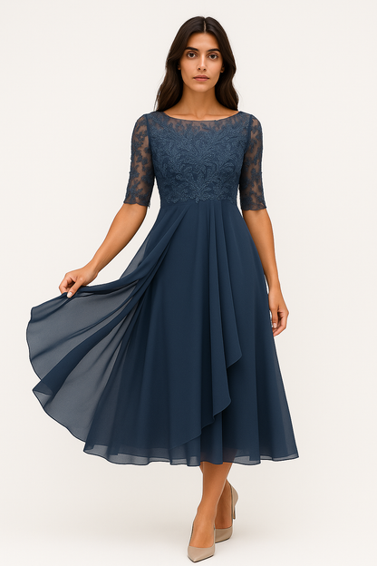 Margarete | Abito in pizzo