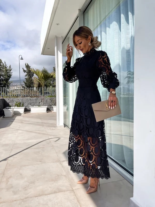 Abito da Donna in Pizzo - Elegante e Leggero per Cerimonie e Occasioni Speciali-4