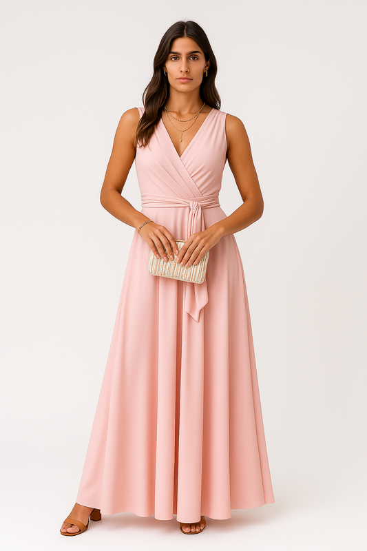 Quiana | Abito da Donna - Elegante Collo a V, Traspirante