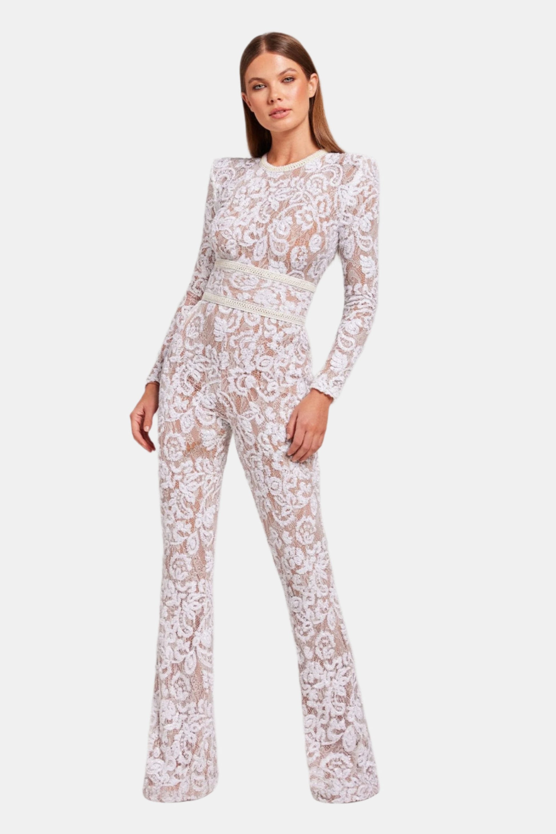 Teresa | Tuta Elegante Donna - Pizzo, Look Sofisticato-2
