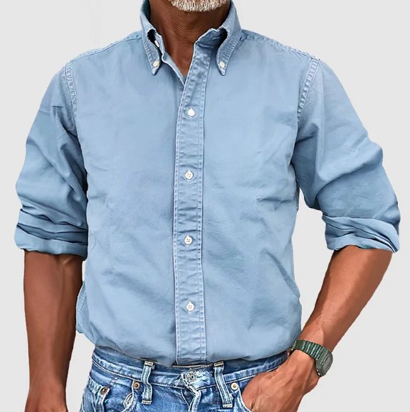 Simon | Camicia Uomo a Maniche Lunghe - Comfort e Stile-5